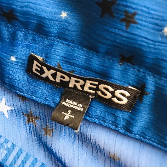 EXPRESS Button Down Top - Picture 4 of 5